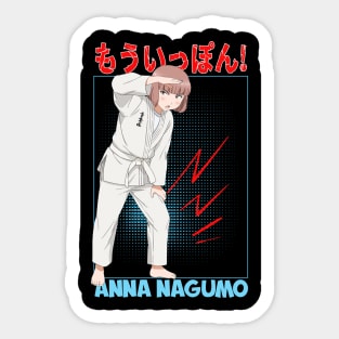 Ippon Again! judoka Anime ANNA NAGUMO Sticker